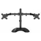 GameMax Dual Monitor Arm Stand LCD Desk Mount Freestanding (GMX-DM100), Black
