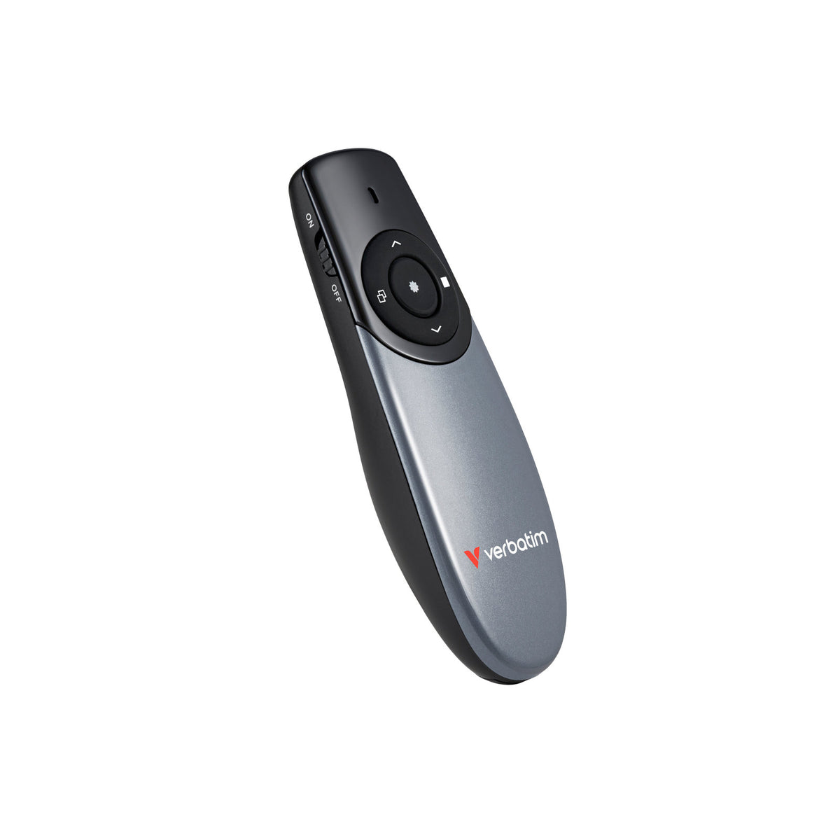 Verbatim Focus Wireless Presenter With Red Laser Pointer, Wireless Operating Distance Up To 30 Metres, USB-A Receiver