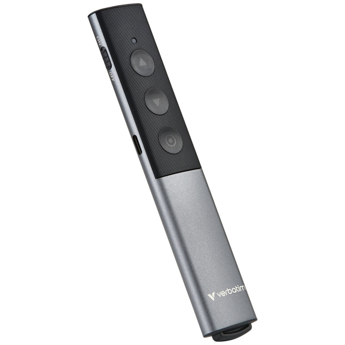 Verbatim Agenda Wireless Presenter With Red Laser Pointer, Grey / Black