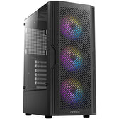 Antec AX20 Case, Black, Tempered Glass Side Window Panel