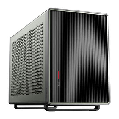 Antec Performance 1M Aventurine Mini-ITX Gaming Case, 1 x USB Type-C, Perforated Panel Design for Optimal Airflow  0 x Pre-Installed Fans,  SFX-L &amp; SFX only, ITX Compatible