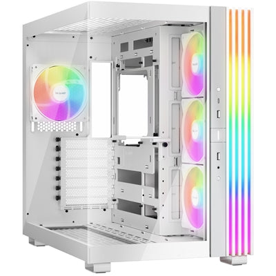 be quiet! BGW68 Light Base 600 LX Mid Tower Gaming Case, 1 x USB Type-C / 2 x USB 3.0, Tempered Glass Front &amp; Side Window Panel, 4 x Light Wings ARGB Fans, ATX / M-ATX / Mini-ITX Compatible