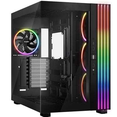 be quiet! BGW71 Light Base 900 FX Full Tower Gaming Case, 1 x USB Type-C / 2 x USB 3.0,  Tempered Glass Front &amp; Side Window Panel, 4 x Light Wings ARGB Fans, E-ATX / XL-ATX / ATX / M-ATX / Mini-ATX Compatible