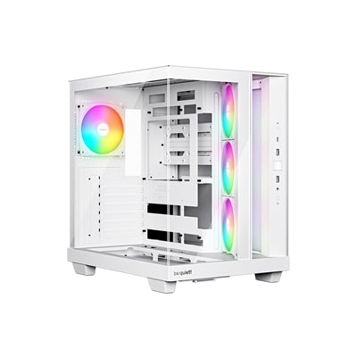 be quiet! BGW86  Light Base 500 LX Mid Tower Gaming Case, 1 x USB Type-C / 2 x USB 3.2, High Airflow ATX Case, 4x Pre-Installed ARGB Light Wings LX Fans, ATX / M-ATX / Mini-ITX Compatible