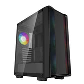 DeepCool CC560 ARGB V2 Case, Black, Tempered Glass Side Window Panel