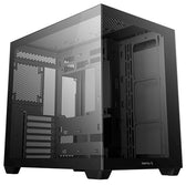 DeepCool CG530 Dual-Chamber Mid Tower Case, Black, Tempered Glass Panels