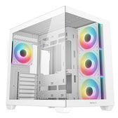 DeepCool CG530 4F Mid-Tower Case with Tempered Glass Panels, White