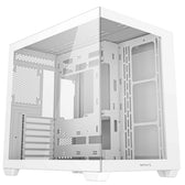 DeepCool CG530 Dual-Chamber Computer Case, White, Tempered Glass Panels