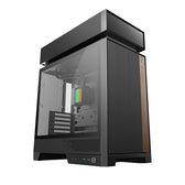 DeepCool CL6600 ARGB Modular Split-Chamber Mid-Tower ATX Case, Black, Tempered Glass Panels