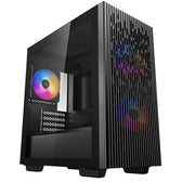 DeepCool MATREXX 40 3FS Case, Black, Tempered Glass Side Window Panel