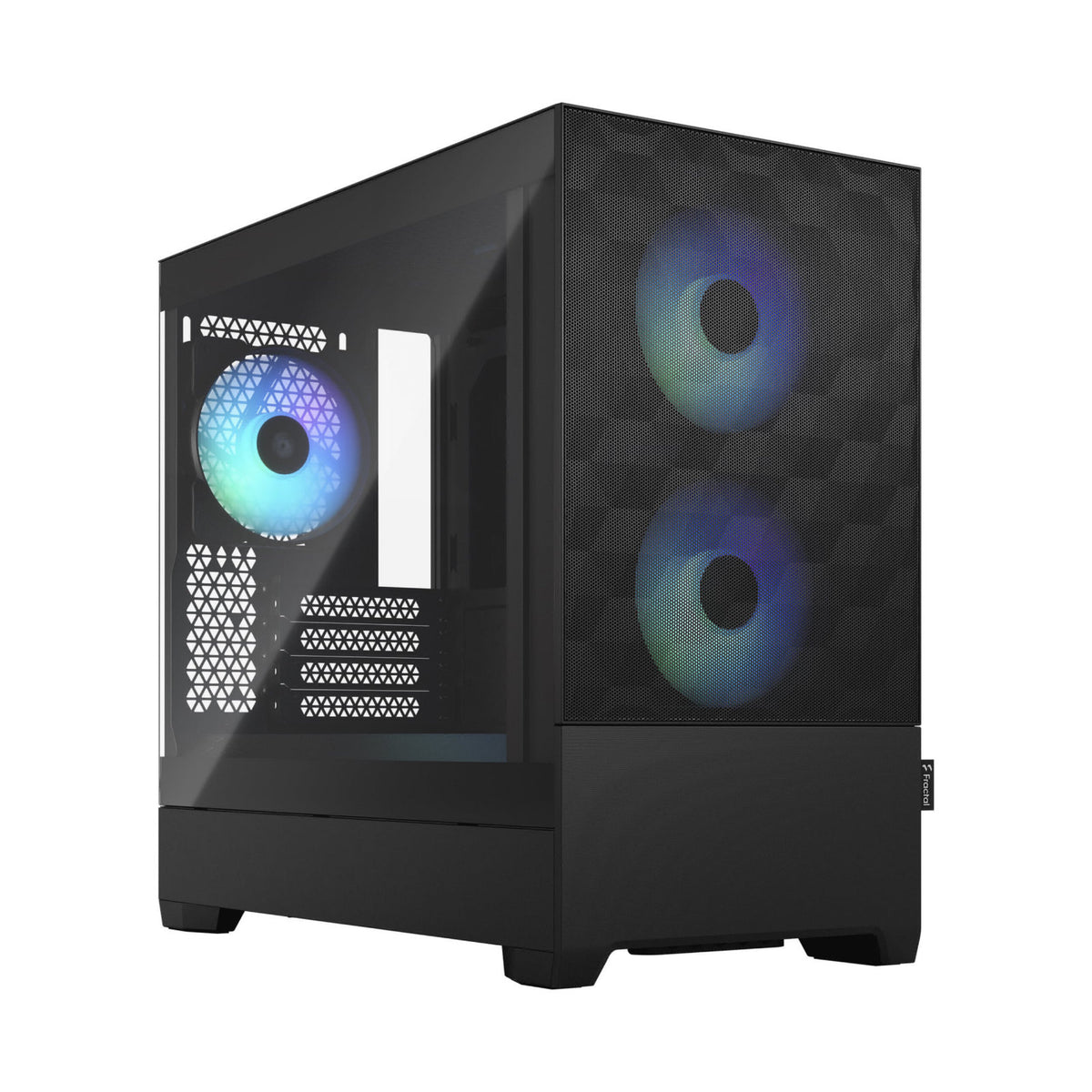 Fractal Design Pop Mini Air RGB Black Micro-ATX Mini Tower PC Case (FD-C-POR1M-06)