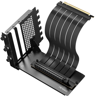 Antec RTX50 PCIe 5.0 Riser Cable with 90-Degree Bracket Mount, Black, for Vertical Graphics Card Mounting