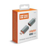 ColorWay Grey Adapter USB-A To Type-C (CW-AD-AC)