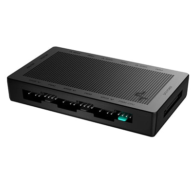 DeepCool SC790 2-in-1 Addressable RGB &amp; PWM Fan Hub, 6-Port, Connect up to 6 PWM ARGB 3-Pin Fans Simultaneously While Occupying Minimal Motherboard Headers, Magnetic for Easy Installation