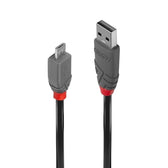 Lindy 36731 0.5m USB 2.0 Type A to Micro-B Cable