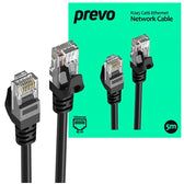 Prevo CAT6-BLK-5M Network Cable, Black