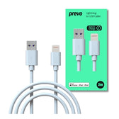 Prevo USB-LIGHTNING-2M Lightning Cable, White