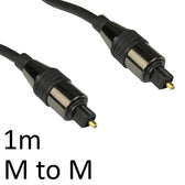TOSLINK Digital Optical (M) to Digital Optical (M) 1m Black OEM Cable (4OPT-101)