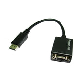 TARGET HDHDPORT-VGACAB Converter Adapter (77HDPT-VGACAB01), Black, 0.15m