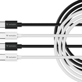 Verbatim Essentials Sync & Charge USB-C to C Cables (2 pack) Black & White, 1m