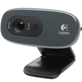 Logitech C270 HD Webcam, Black