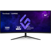 Viewsonic 34in UWQHD Ultrawide Quad HD 180Hz Curved Gaming Monitor