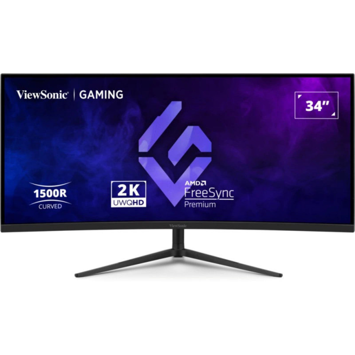 Viewsonic 34in UWQHD Ultrawide Quad HD 180Hz Curved Gaming Monitor