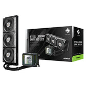 ASRock Steel Legend Dark 360 LCD AIO Liquid CPU Cooler, 360mm