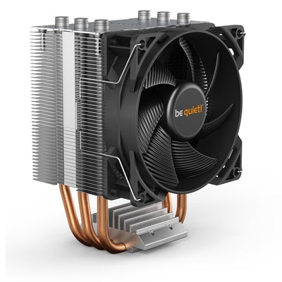be quiet! Pure Rock Slim 2 Fan CPU Cooler, Universal Socket, Pure Wings 2 92mm PWM Black Cooling Fan, 2000RPM, 3 Heat Pipes, 130W TDP, Slim &amp; Compact Design, Intel LGA 1700 &amp; AMD AM5 Compatible