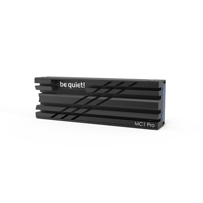 be quiet! (BZ003) MC1 Pro M.2 SSD Cooler, Integrated Heat Pipe, Single/Double Side Compatibility, 2280 Size