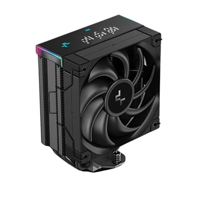 DeepCool AK400 Digital Pro CPU Air Cooler, ARGB Fan &amp; Digital Display, 120mm PWM Fan, 4 Copper Heatpipes, Quiet Operation, Intel &amp; AMD Compatible Black