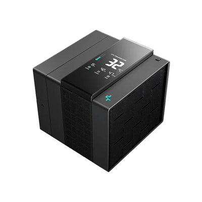 DeepCool Assassin IV VC Vision Dual-Fan CPU Air Cooler with 140mm &amp; 120mm Fans, Vapour Chamber Base, Digital Display for Real-Time Monitoring, Intel &amp; AMD Compatible