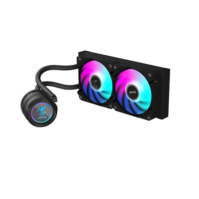 Gigabyte Aorus Waterforce II 240 Liquid AIO Cooler, 240mm Radiator with Dual 120mm ARGB Fans, 330* Rotatable Block, Intel LGA 1700 &amp; AMD AM5 Compatible