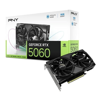 PNY NVIDIA GeForce RTX 5060 OC 8GB GDDR7 Graphics Card