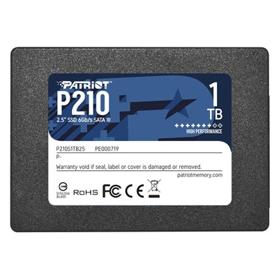 Patriot P210 (P210S1TB25) 1TB 2.5in SSD