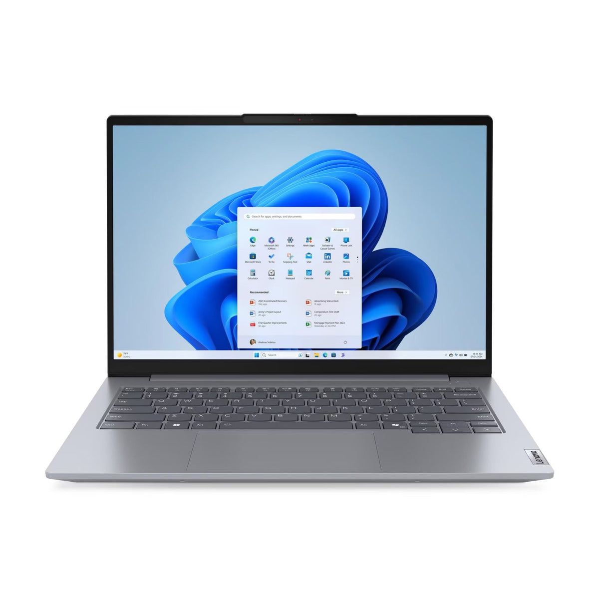 Lenovo ThinkBook 14 G7 Laptop, Ryzen 5 7535HS, 8GB RAM, 256GB SSD, Windows 11 Pro