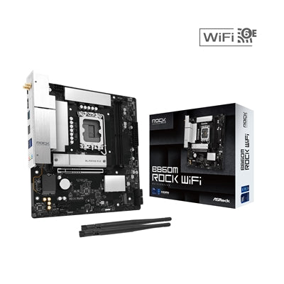 ASRock B860M Rock WiFi Intel 1851 Socket Motherboard
