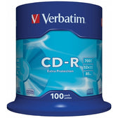 Verbatim CD-R 52X 700MB 100 Pack Spindle Datalife