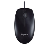 Logitech M90 Wired USB Mouse, Black