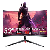 piXL CM32GF5 32in 165Hz HDR Full HD Curved Gaming Monitor