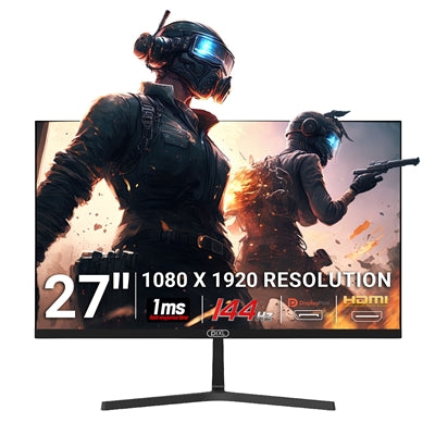 piXL PX27B221S 27 Inch 144Hz Full HD IPS Widescreen Monitor with Speakers, 1920x1080 Resolution, 1ms Response Time, 144Hz Refresh Rate, DisplayPort &amp; HDMI