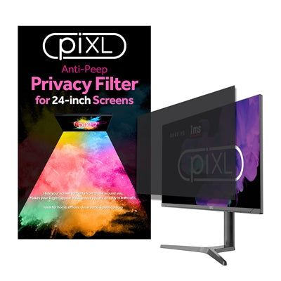 piXL 24-Inch Monitor Security Privacy Screen/ Privacy Filter, Anti-Glare, Anti-Peep, Anti-Static &amp; Blackout
