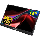 Verbatim Portable 14in FHD Touchscreen IPS Monitor Aluminium