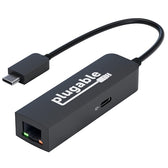 Plugable USBC-E2500PD USB-C to 2.5GbE Gigabit Ethernet Adapter