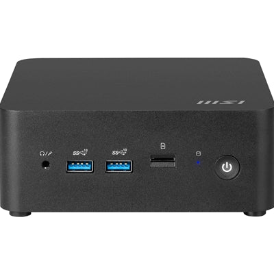 MSI Cubi NUC 1M, Intel Core 5 120U (14th Gen) Barebone, Intel Graphics, 2x DDR5 Slots, Dual ThunderBolt 4, Dual HDMI, Dual LAN, WiFi 6E, BT 5.3 with VESA Mount and Keyboard &amp; Mouse