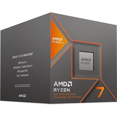 AMD Ryzen 7 8700G 8 Core AM5 Processor 4.2GHz up to 5.1GHz Boost, 24MB Cache, 65W,  Radeon 780MGraphics