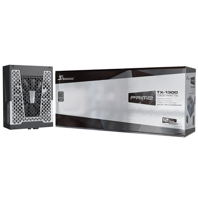 Seasonic PRIME TX 1300W 80 PLUS Titanium Fully-Modular ATX 3.1 PSU with 135mm FDB Fan, Individual Braided Cables &amp; 12 Year Warranty, Black