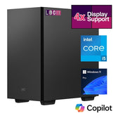 LOGIX Micro Tower (CCT-V5M7), 16GB RAM, 500GB SSD, Windows 11 Pro