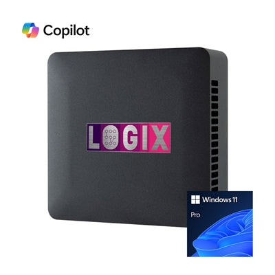 LOGIX Intel Core i5-1335U 4.6GHz 10 Core CPU, 1 x DDR4 16GB SO-DIMM, 500GB Kingston NVMe, Wireless AX &amp; Bluetooth 5.2 Windows 11 Pro - Pre-Built