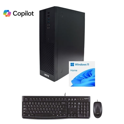 LOGIX 14th Gen Intel Core i5 10 Core Small Form Factor SFF Home / Office PC with 16GB RAM, 1TB SSD, Wi-Fi 6 + BT, Windows 11 Home, Keyboard, Mouse &amp; 3 Year Warranty